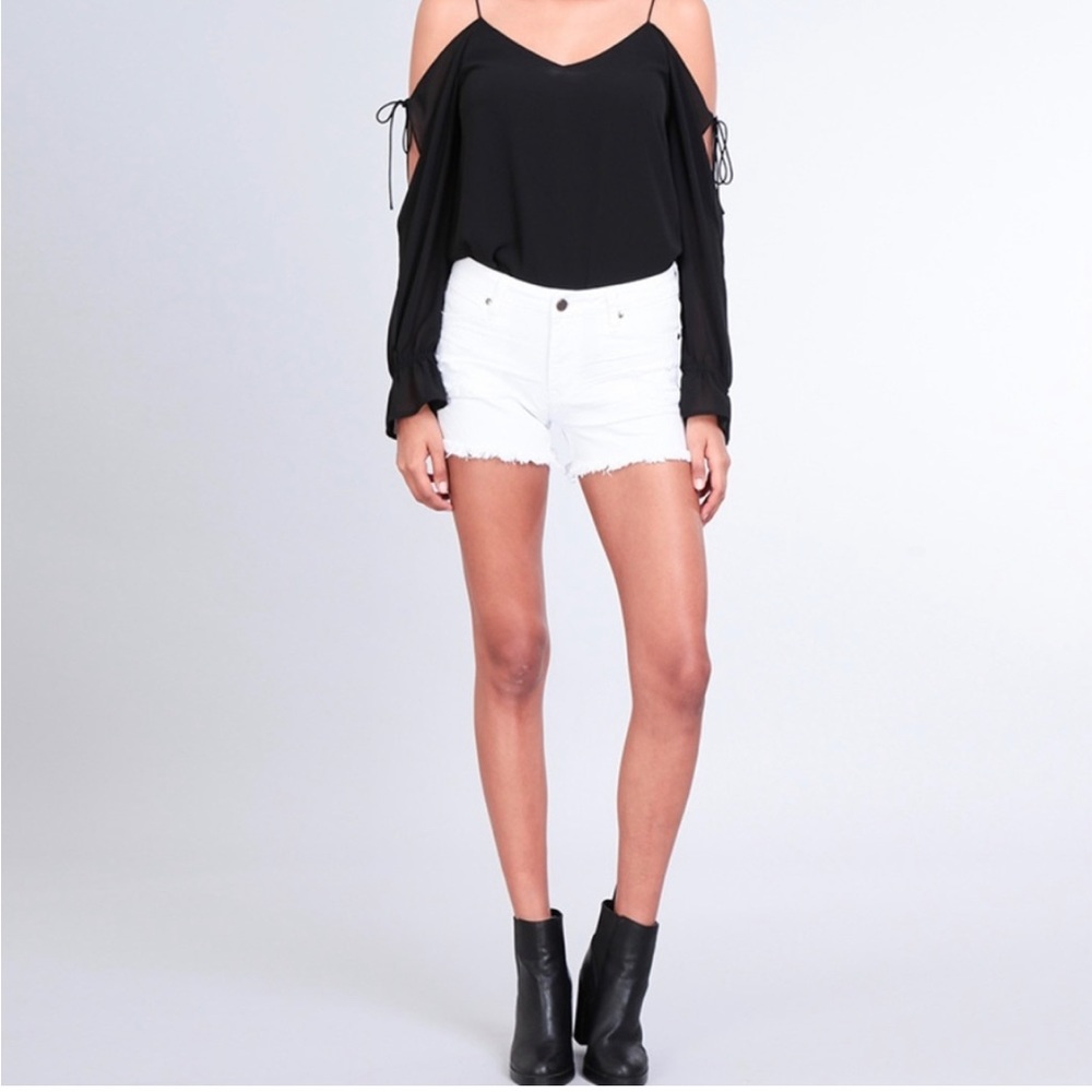 JBD Fray Hem Denim Short